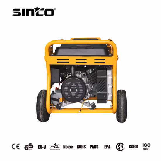 China Arranque eléctrico de alta calidad 230V 240V 400V 380V Pequeño mini generador de gasolina portátil Generadores de grupo electrógeno de gasolina con CE y otra certificación