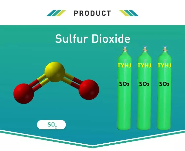 Factory Supply Industrial Gas Industrial Grade 99.9% Sulfur Dioxide Gas So2 Gas for Russia Market